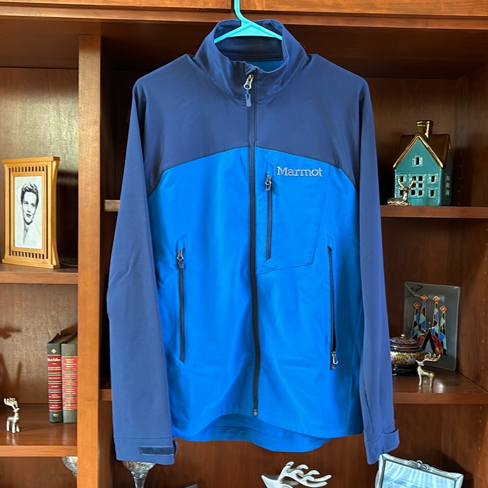 Marmot Men’s Full Zip m3 Navy/Royal Blue Jacket Size Small